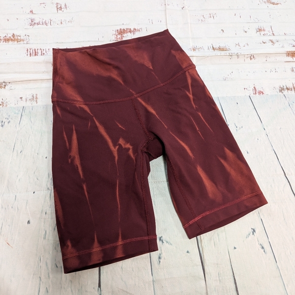 Lululemon Tie Dye Biker Shorts - Picture 1 of 5